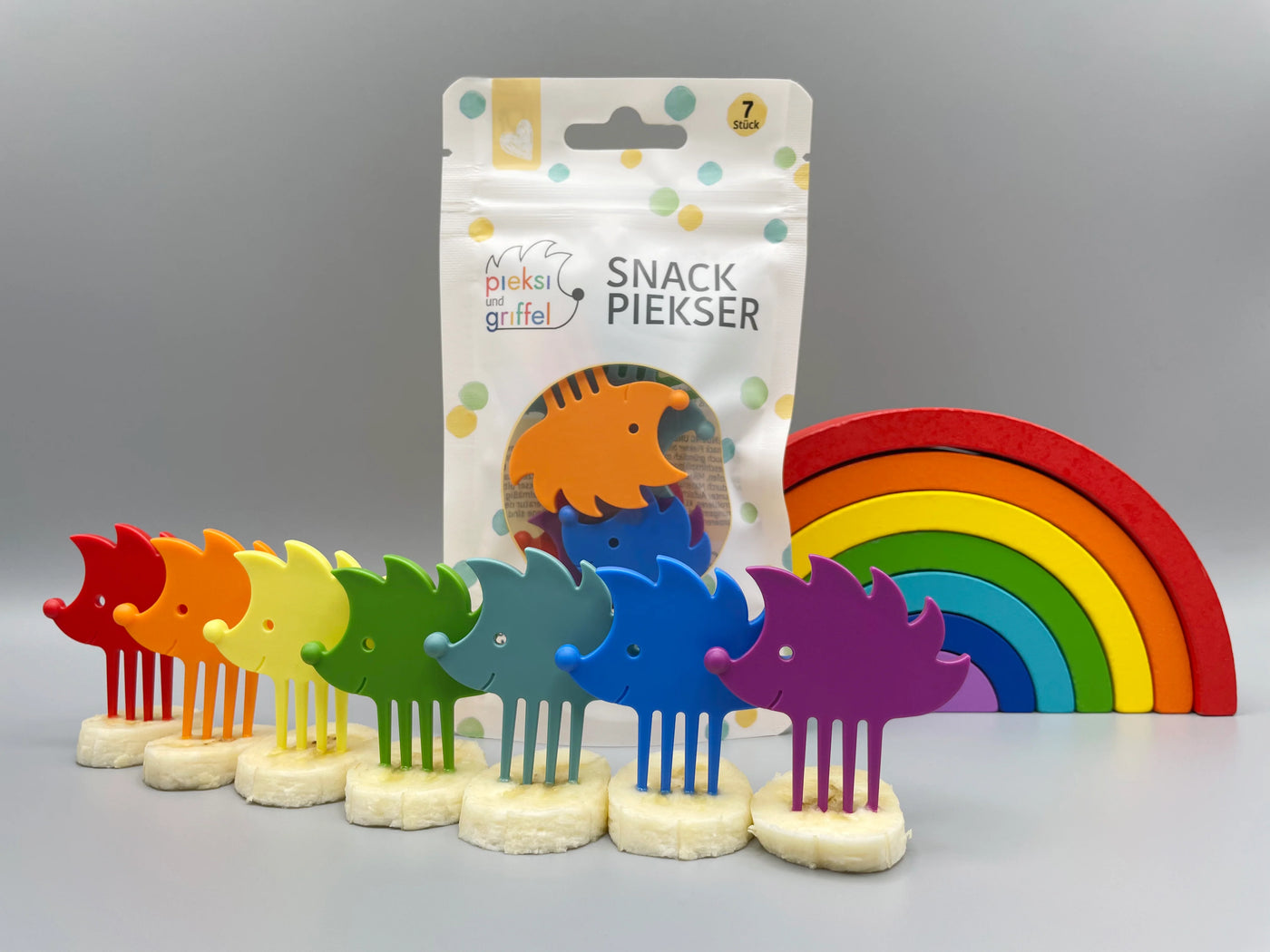 Pieksi and Griffel 7er Set "Rainbow"